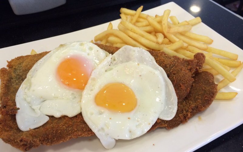 Milanesa de carne completa