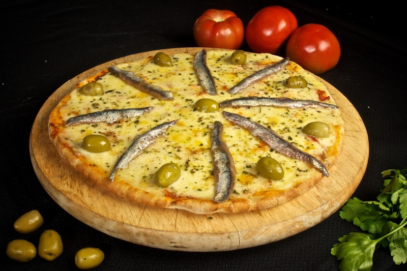 Muzzarella con Anchoas